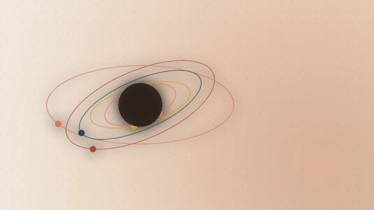 Claude Opus 5.5 fast mode: orange and brown orbits around a sphere on a light beige background, representing an Anthropic model