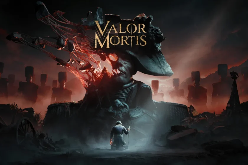 Official Valor Mortis key art featuring Napoleon and the game logo